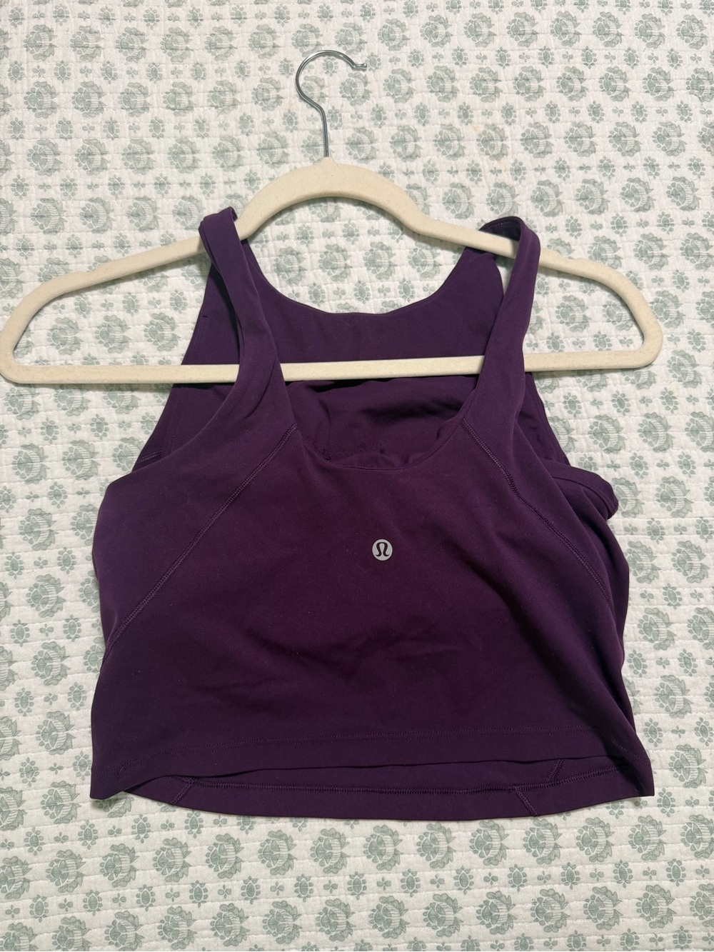 Lululemon High Neck Align Tank Top Plum Color Dramatic Magenta Size 8 - Picture 2 of 2